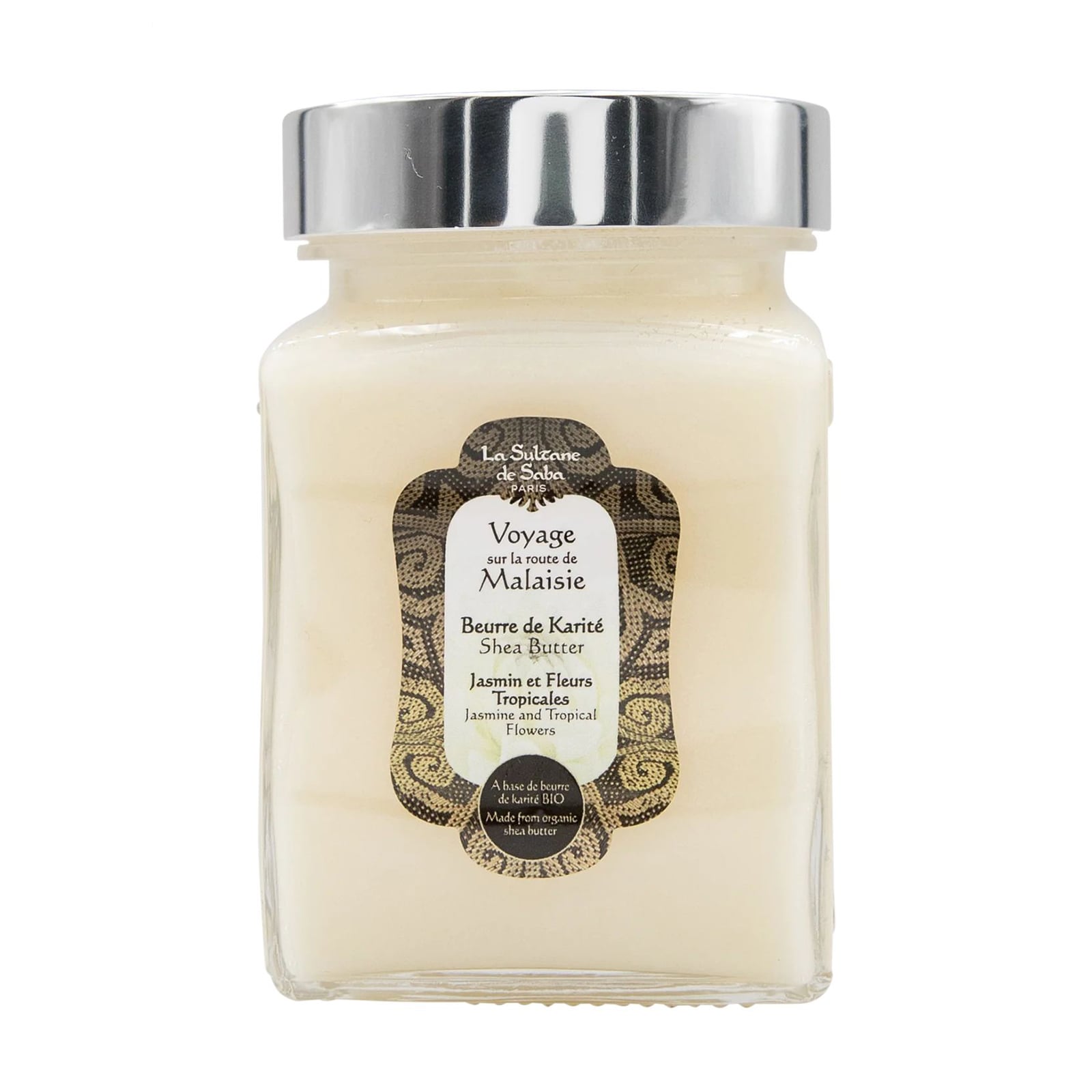 Масло каріте для обличчя, тіла та волосся La Sultane de Saba Shea Butter Malasie Жасмін та тропічні квіти, 300 мл